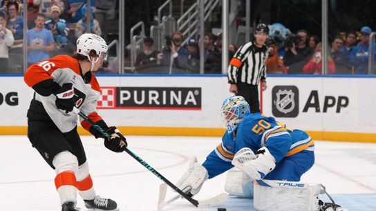 Flyers Survive Chaotic 6–5 Shootout Win Over Blues (flyers news)